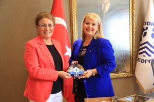 FATMA KÖSE BODRUM’DA KOOPERATİFLERİ ZİYARET ETTİ