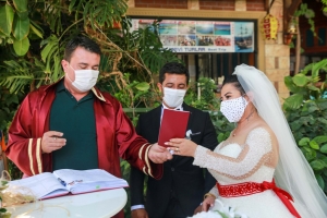 BODRUM BELEDİYESİ NİKAH TÖRENLERİNDE YENİ TEDBİRLERİ UYGULAMAYA BAŞLADI