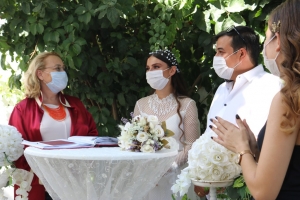 BODRUM BELEDİYESİ NİKAH TÖRENLERİNDE YENİ TEDBİRLERİ UYGULAMAYA BAŞLADI