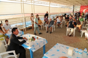 BAŞKAN ARAS KIZILBURUN SİTELER PLATFORMU İLE BİRARAYA GELDİ