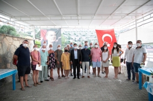 BAŞKAN ARAS KIZILBURUN SİTELER PLATFORMU İLE BİRARAYA GELDİ