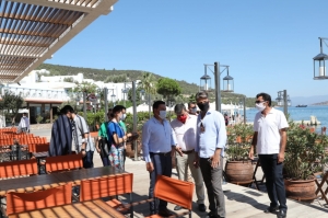 BAŞKAN ARAS TORBA VE GÖLKÖY'DE İNCELEMELERDE BULUNDU