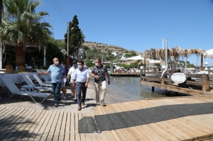 BAŞKAN ARAS TORBA VE GÖLKÖY'DE İNCELEMELERDE BULUNDU