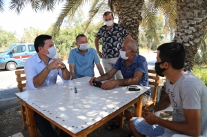 BAŞKAN ARAS TORBA VE GÖLKÖY'DE İNCELEMELERDE BULUNDU