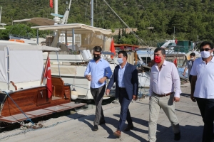 BAŞKAN ARAS TORBA VE GÖLKÖY'DE İNCELEMELERDE BULUNDU