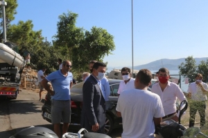 BAŞKAN ARAS TORBA VE GÖLKÖY'DE İNCELEMELERDE BULUNDU