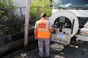 YAĞMUR SUYU HATLARI, MENFEZ VE MAZGALLAR TEMİZLENİYOR