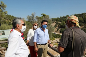 BAŞKAN ARAS’TAN PEDASA ANTİK KENTİ’NE ZİYARET