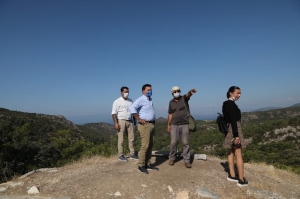 BAŞKAN ARAS’TAN PEDASA ANTİK KENTİ’NE ZİYARET