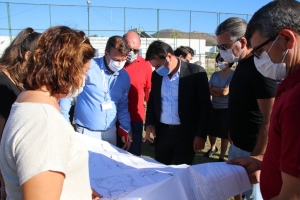 BAŞKAN ARAS BİRİM MÜDÜRLERİYLE YİNE SAHADAYDI