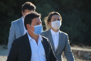 BAŞKAN ARAS BİRİM MÜDÜRLERİYLE YİNE SAHADAYDI