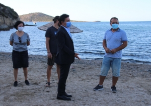 BAŞKAN ARAS BİRİM MÜDÜRLERİYLE YİNE SAHADAYDI