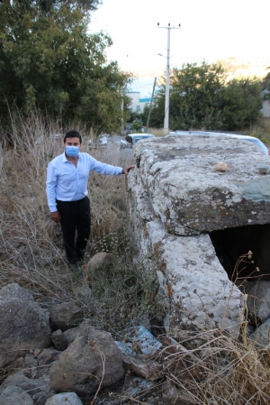 BAŞKAN ARAS BİRİM MÜDÜRLERİYLE YİNE SAHADAYDI