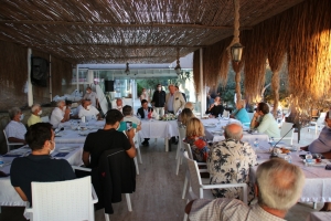 BAŞKAN ARAS BİRİM MÜDÜRLERİYLE YİNE SAHADAYDI