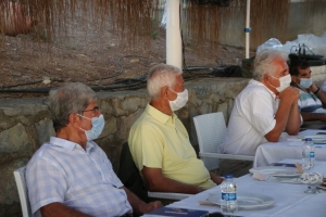 BAŞKAN ARAS BİRİM MÜDÜRLERİYLE YİNE SAHADAYDI