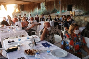 BAŞKAN ARAS BİRİM MÜDÜRLERİYLE YİNE SAHADAYDI