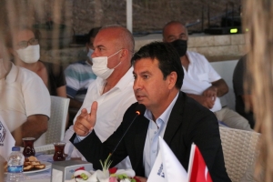 BAŞKAN ARAS BİRİM MÜDÜRLERİYLE YİNE SAHADAYDI