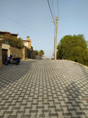 KİLİTLİ PARKE YOL YAPIM ÇALIŞMALARI SÜRÜYOR