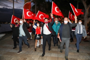 BODRUM’DA CUMHURİYET BAYRAMI COŞKUYLA KUTLANDI