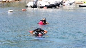 TÜRKBÜKÜ SAHİLİNDE DENİZ DİBİ TEMİZLİĞİ