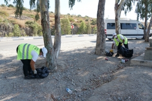 2 SAATTE 1 KAMYON ÇÖP TOPLANDI