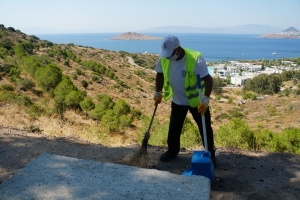 2 SAATTE 1 KAMYON ÇÖP TOPLANDI