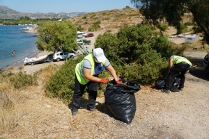 2 SAATTE 1 KAMYON ÇÖP TOPLANDI