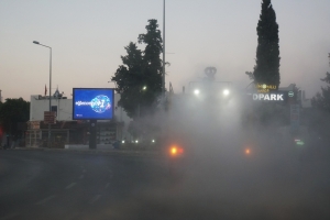 KURBAN KESİM YERLERİ İLE CADDE VE SOKAKLAR DEZENFEKTE EDİLDİ