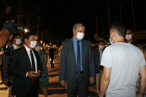 KAYMAKAM VE BAŞKAN ARAS’TAN COVİD-19 DENETİMİ