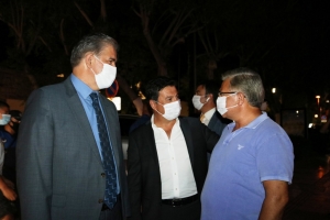 KAYMAKAM VE BAŞKAN ARAS’TAN COVİD-19 DENETİMİ