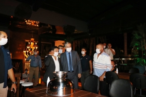 KAYMAKAM VE BAŞKAN ARAS’TAN COVİD-19 DENETİMİ