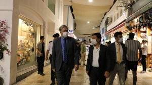 KAYMAKAM VE BAŞKAN ARAS’TAN COVİD-19 DENETİMİ