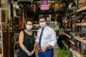 BAŞKAN ARAS YALIKAVAK'TA SAHADAYDI