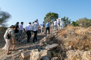 BAŞKAN ARAS YALIKAVAK'TA SAHADAYDI
