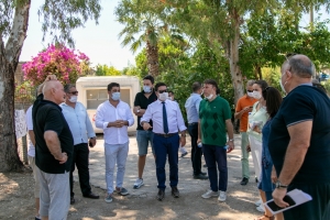 BAŞKAN ARAS YALIKAVAK'TA SAHADAYDI