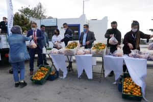 BAHÇELERİMİZDE YETİŞTİRİYORUZ, HALKIMIZA İKRAM EDİYORUZ...