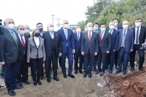 BODRUM ALTYAPISI İÇİN ÖNEMLİ PROJEDE TEMEL ATMA TÖRENİ GERÇEKLEŞTİ