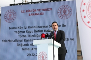 BODRUM ALTYAPISI İÇİN ÖNEMLİ PROJEDE TEMEL ATMA TÖRENİ GERÇEKLEŞTİ