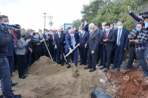 BODRUM ALTYAPISI İÇİN ÖNEMLİ PROJEDE TEMEL ATMA TÖRENİ GERÇEKLEŞTİ