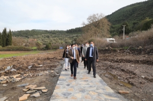 TARIMSAL ÇALIŞMALARI YERİNDE İNCELEDİLER