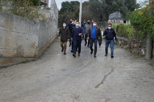 BAŞKAN ARAS İSLAMHANELERİ’NDE SOKAK SOKAK İNCELEME YAPTI