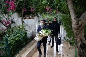 BAŞKAN ARAS'TAN FATMA GİRİK'E DOĞUM GÜNÜ ZİYARETİ