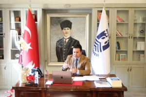 BAŞKAN ARAS ODA VE DERNEK BAŞKANLARIYLA ZOOM ÜZERİNDEN GÖRÜŞTÜ