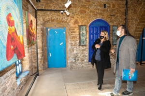 BODRUM`DA AYNI GÜNDE İKİ SERGİ SANATSEVERLER İLE BULUŞTU