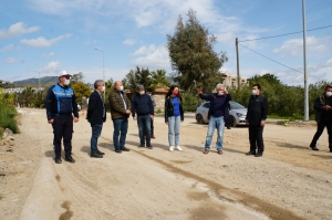 BAŞKAN ARAS MAHALLE ZİYARETLERİNE DEVAM EDİYOR