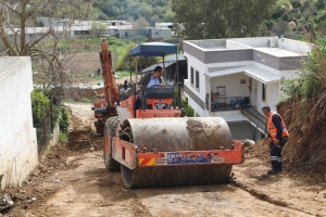 İKİ YILDA 14 BİN 250 METRE YAĞMUR SUYU HATTI DÖŞENDİ