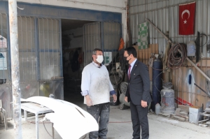 BAŞKAN ARAS, SANAYİ ESNAFINI DİNLEDİ