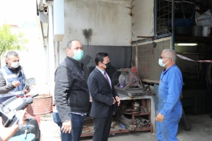 BAŞKAN ARAS, SANAYİ ESNAFINI DİNLEDİ