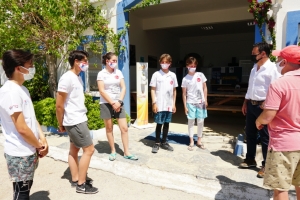 BAŞKAN ARAS’TAN MİLLİ TAKIM SPORCULARINA ZİYARET