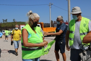 YANGIN BÖLGELERİNDE ÇEVRE TEMİZLİĞİ YAPILDI